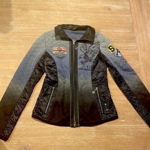 Sportalm pilots windbreaker cozy jacket USA 6 small